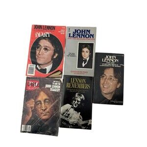 John Lennon Vintage Book/Magazine Bundle Collention Beatles Lot Of 5